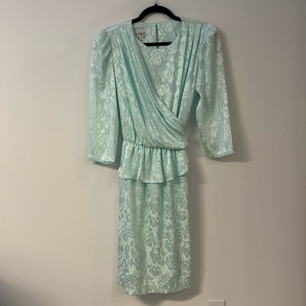 Vintage Diane Von Furstenberg 80s faux wrap dress